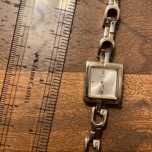 Guess Silver Square Face Watch